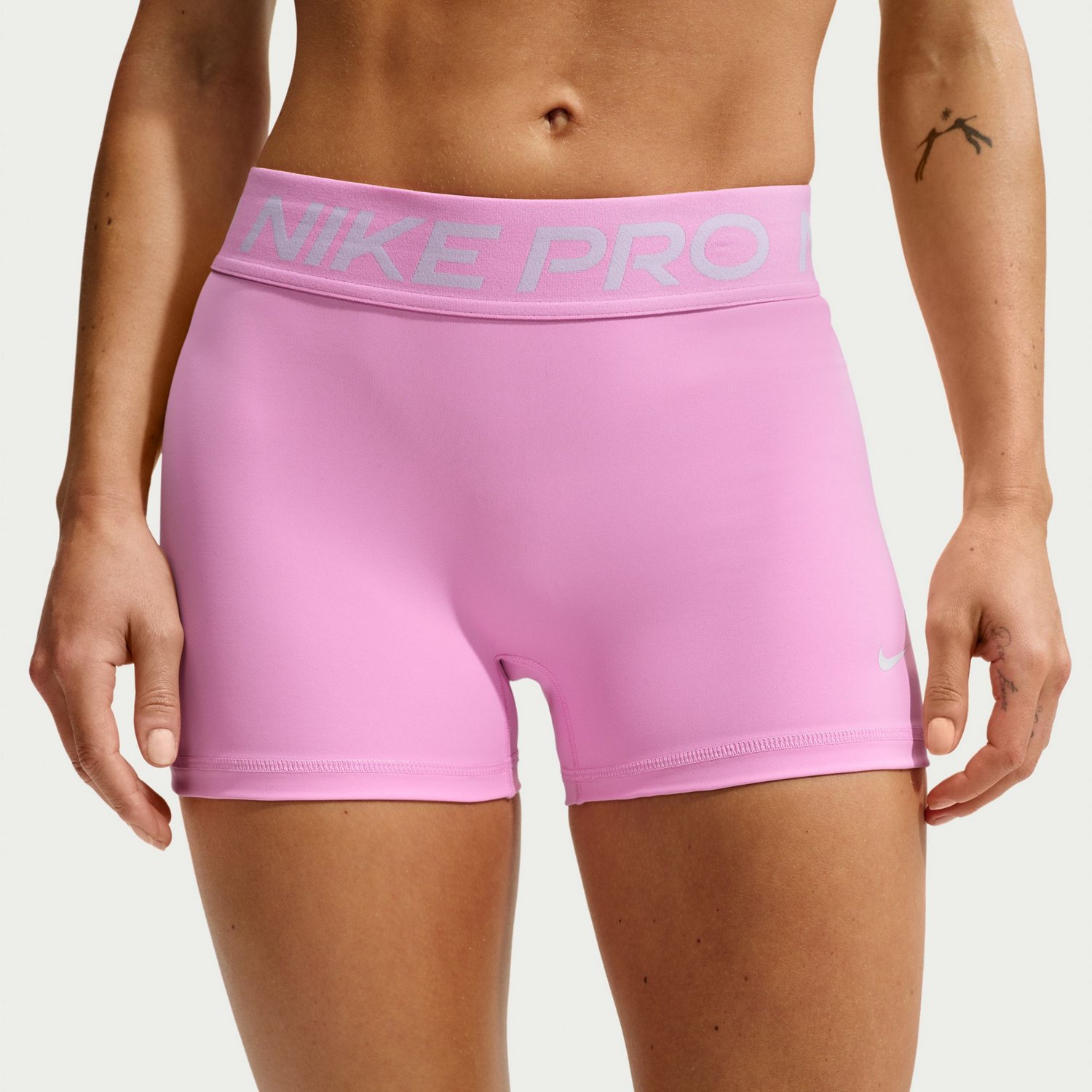 Nike Women's Nike Pro Dri-FIT Mid-Rise Biker Shorts 3 in. - view number 3