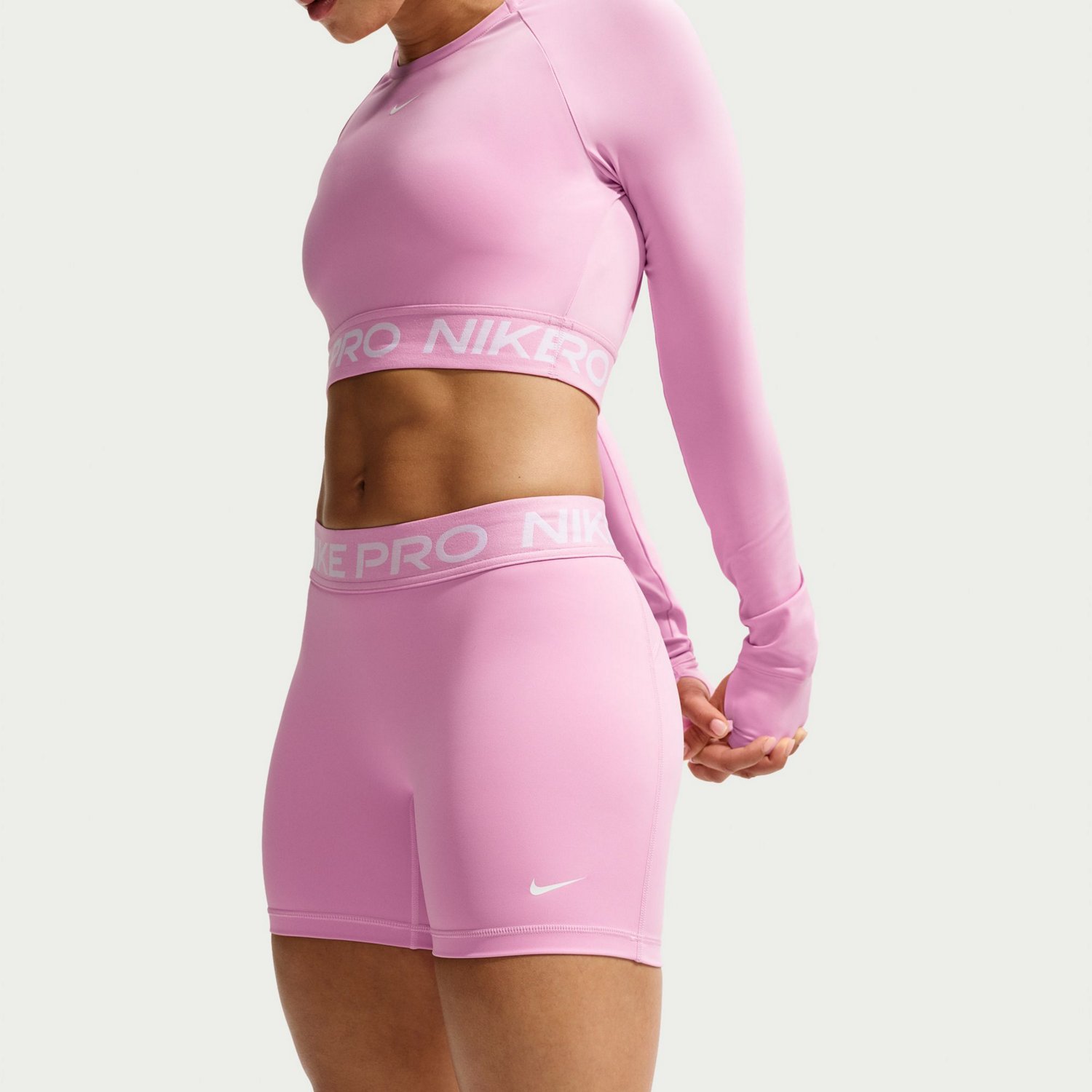 Nike Women's Nike Pro Dri-FIT Mid-Rise Biker Shorts 5 in. - view number 3
