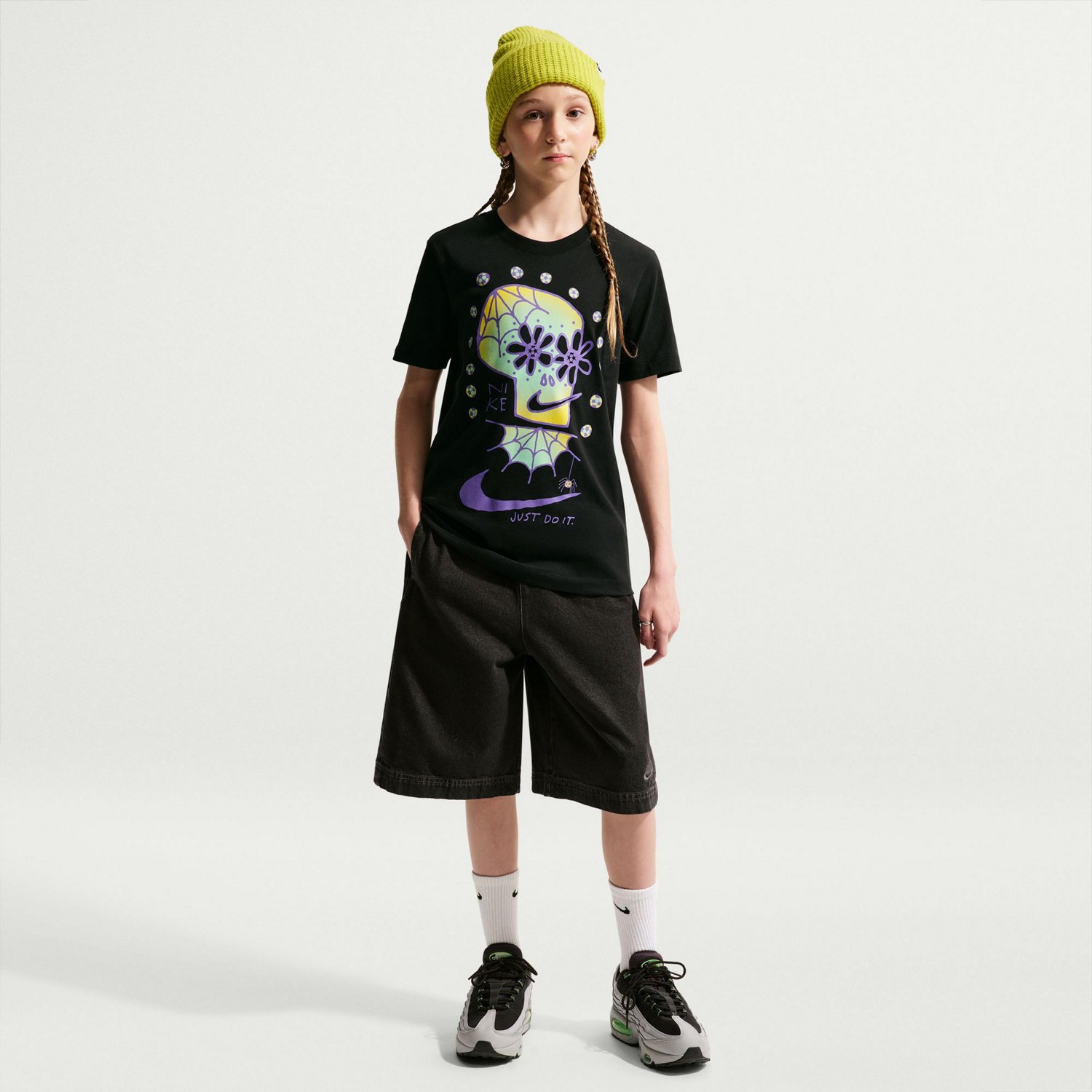 Nike Boys' Day of the Dead Graphic Short Sleeve T-shirt