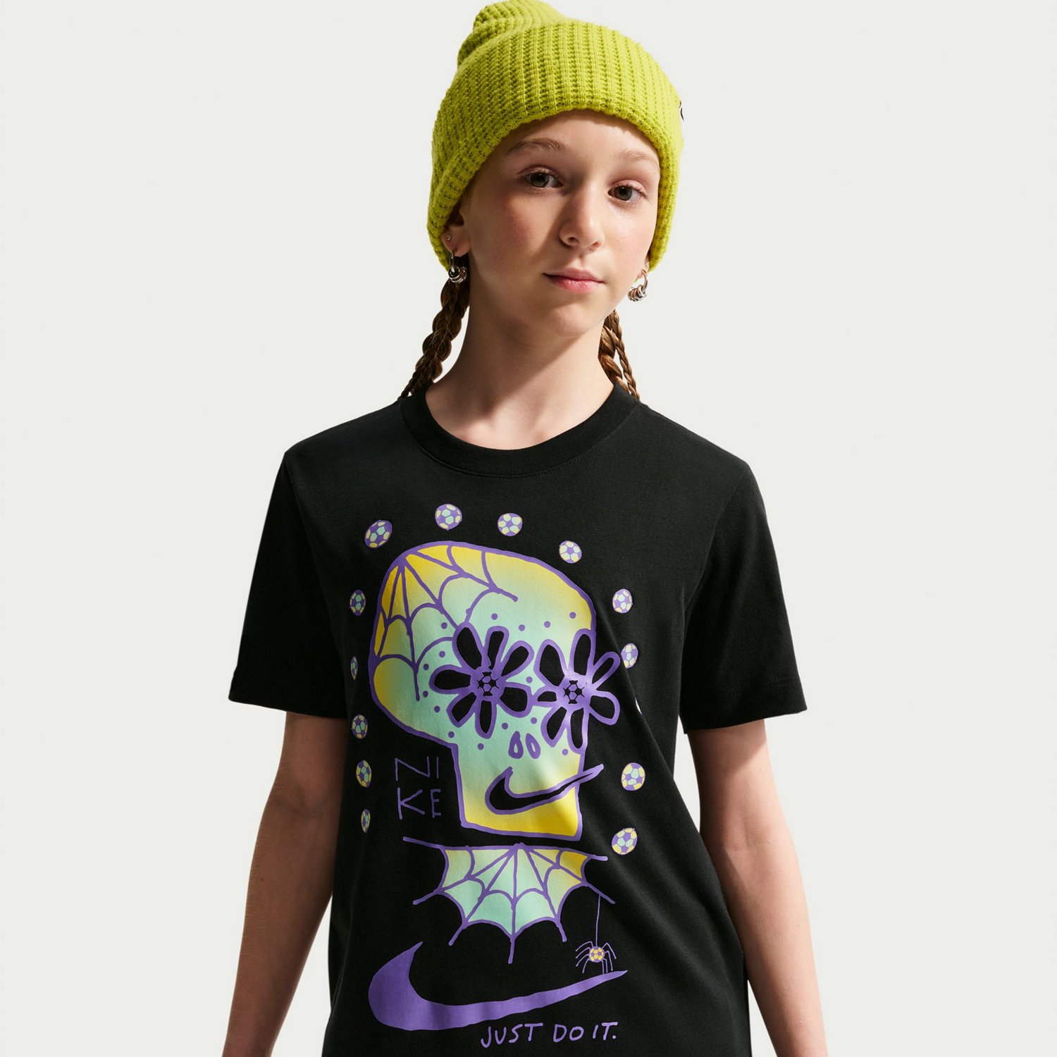 Nike Boys' Day of the Dead Graphic Short Sleeve T-shirt - view number 3