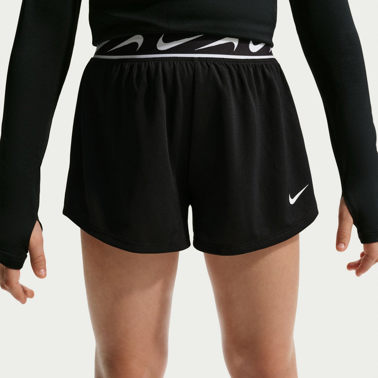 Nike Girls' Dri-FIT Dash Mid-Rise Running Shorts - view number 3