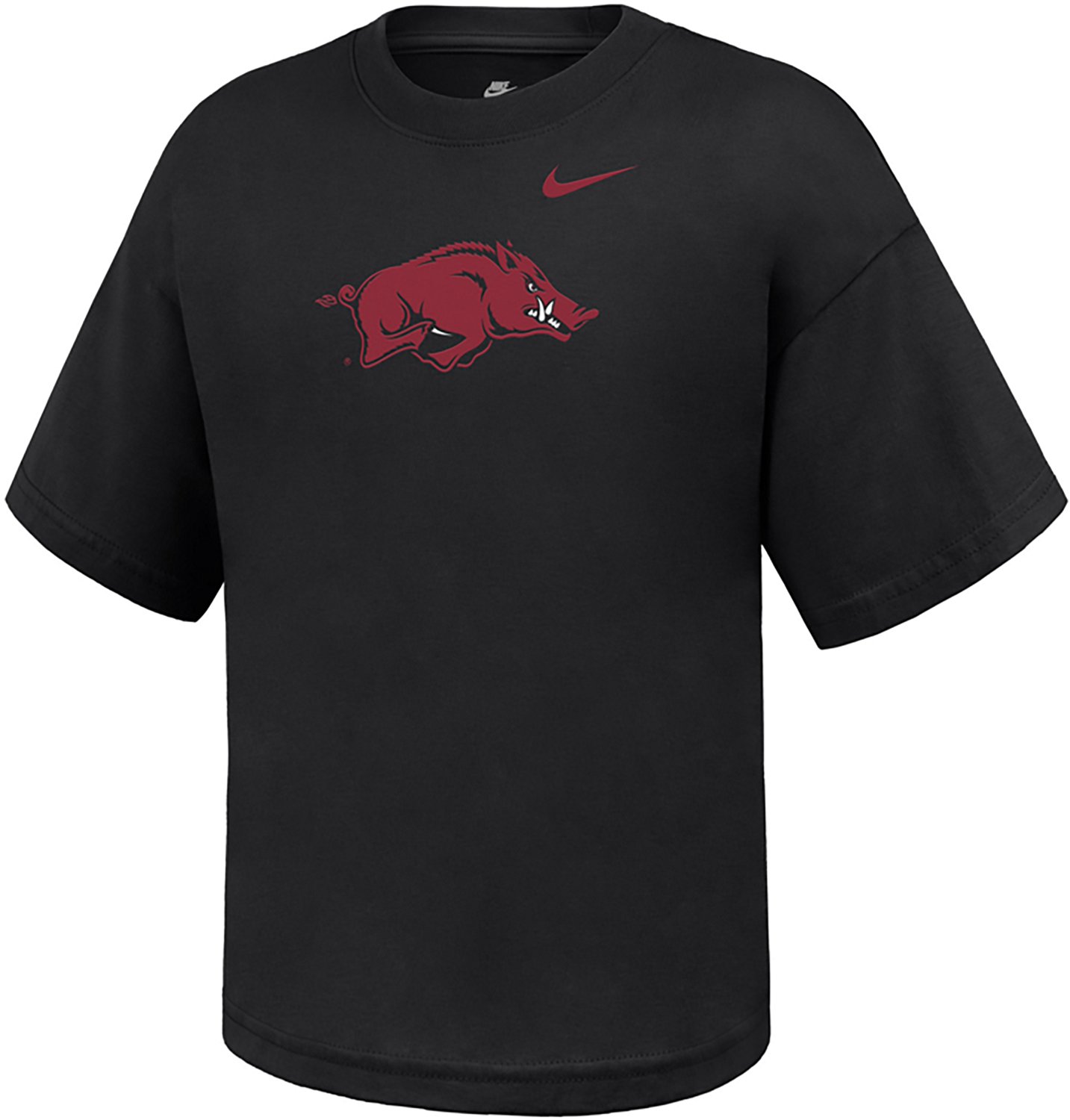 Nike Girls' Arkansas Primary Logo Boxy Short Sleeve T-shirt