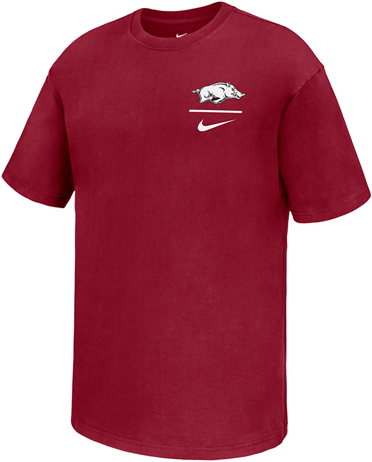 Nike Men's Arkansas Primary Logo Left Chest Max 90 Short Sleeve T-shirt