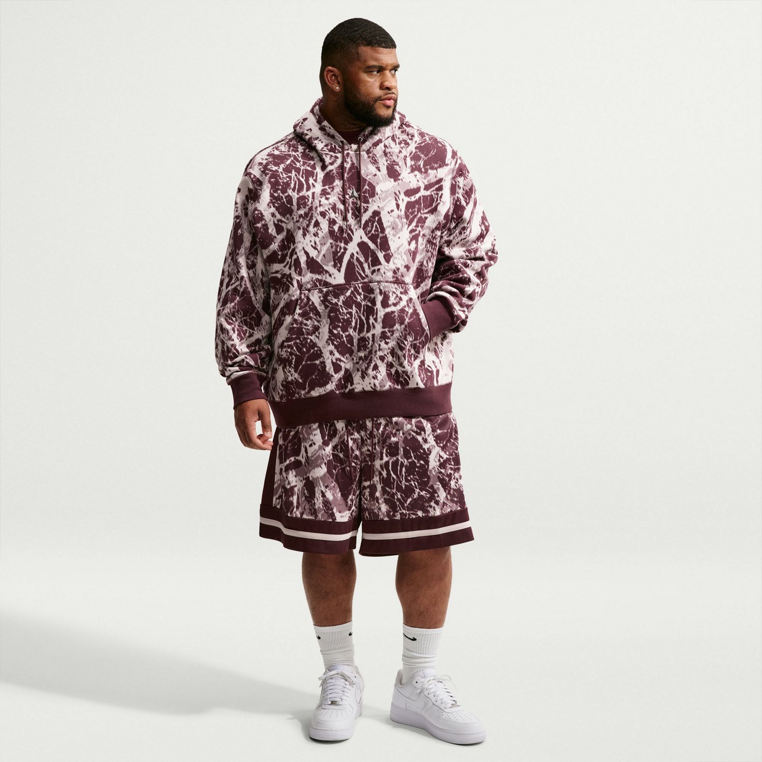 Nike Men's JA Club All-Over Print Hoodie