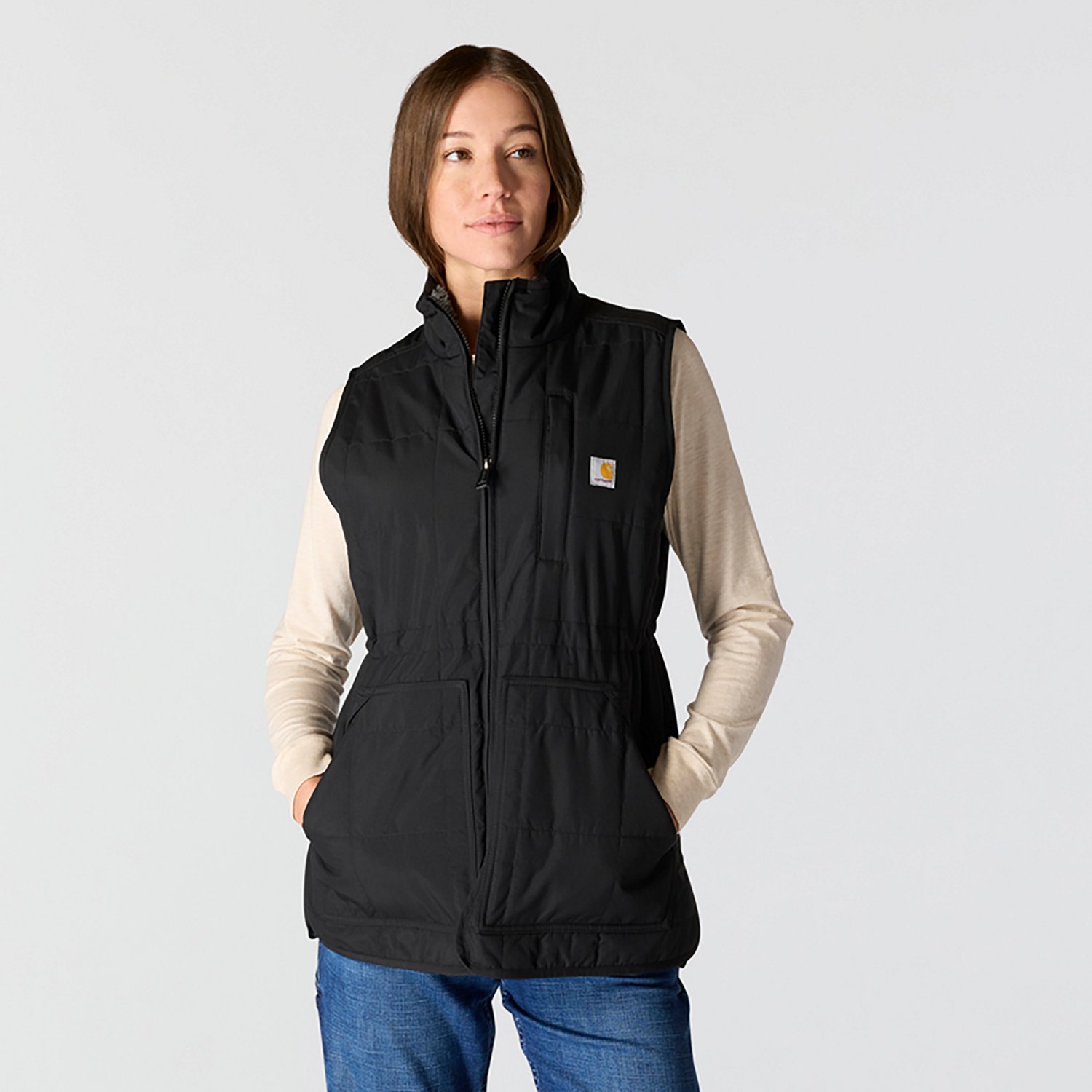 Carhartt Women’s Rain Defender® Relaxed Fit Lightweight Insulated Mock‑Neck Vest