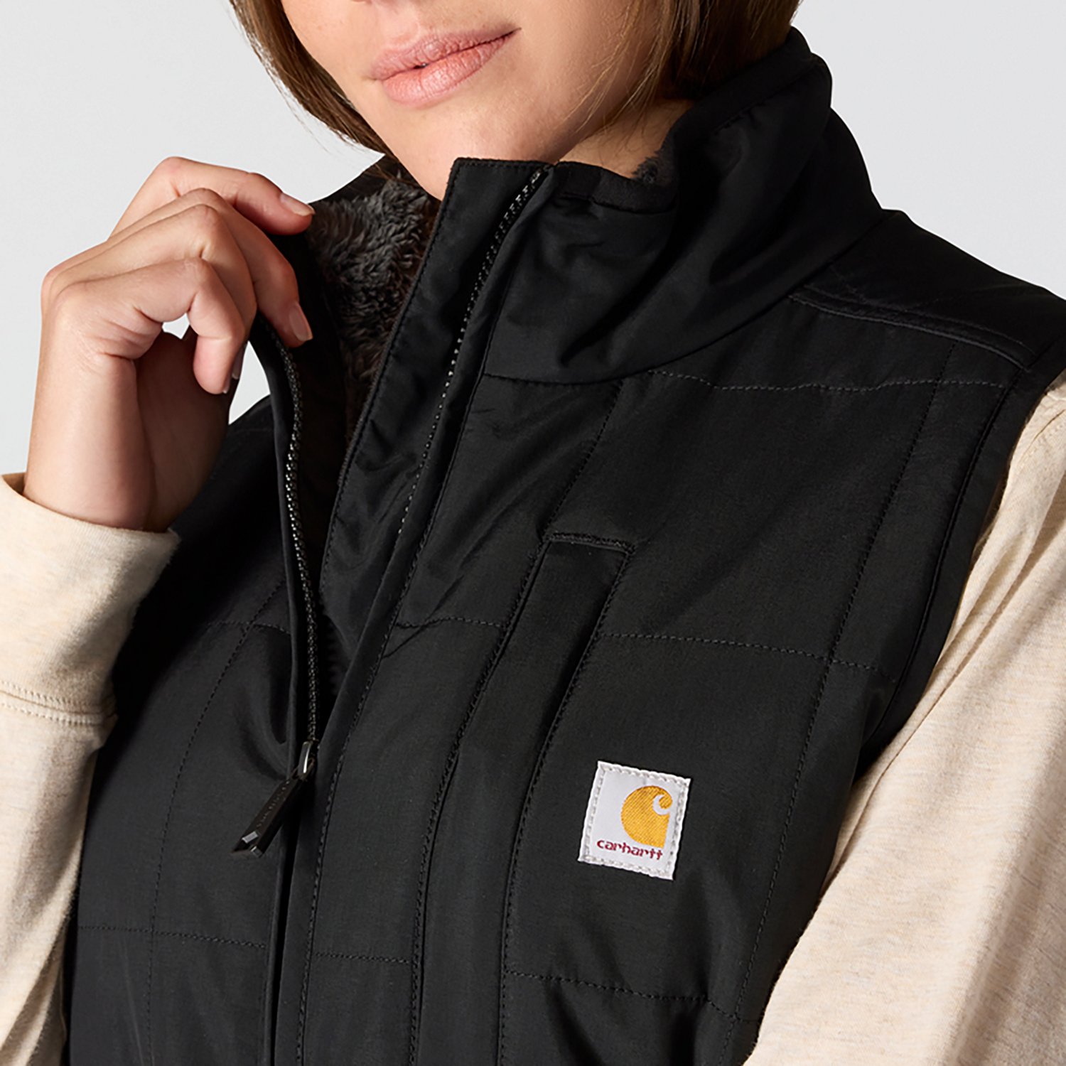 Carhartt Women’s Rain Defender® Relaxed Fit Lightweight Insulated Mock‑Neck Vest - view number 4