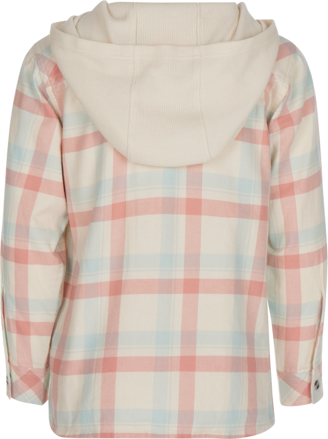 Carhartt Girls’ Hooded Flannel Shirt - view number 2