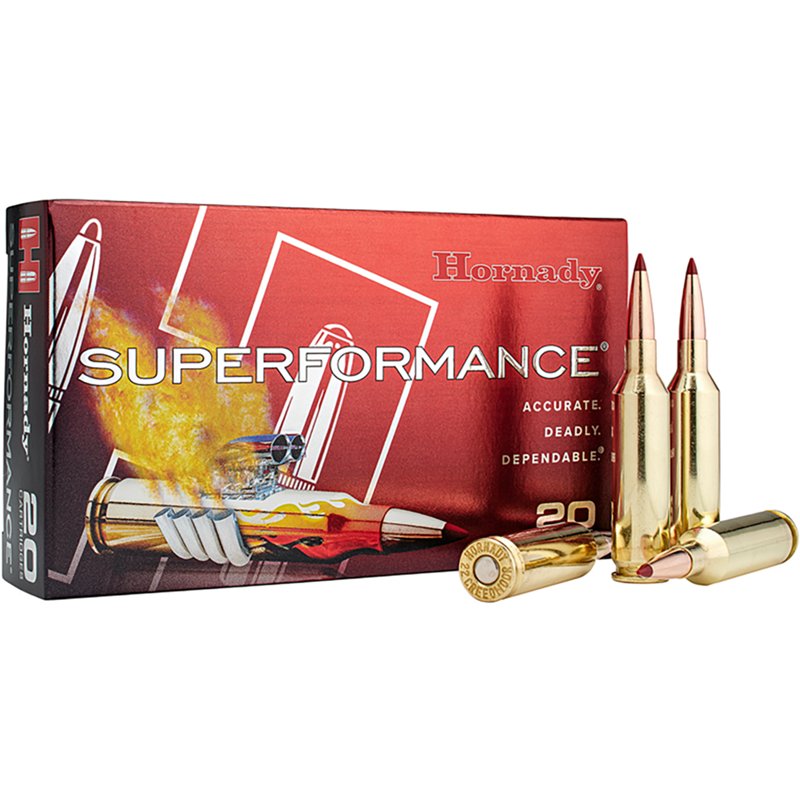 Hornady CX Superformance Bullets .22 Creedmoor 65gr Ammunition w/SPF Bullets (20/box) 83413
