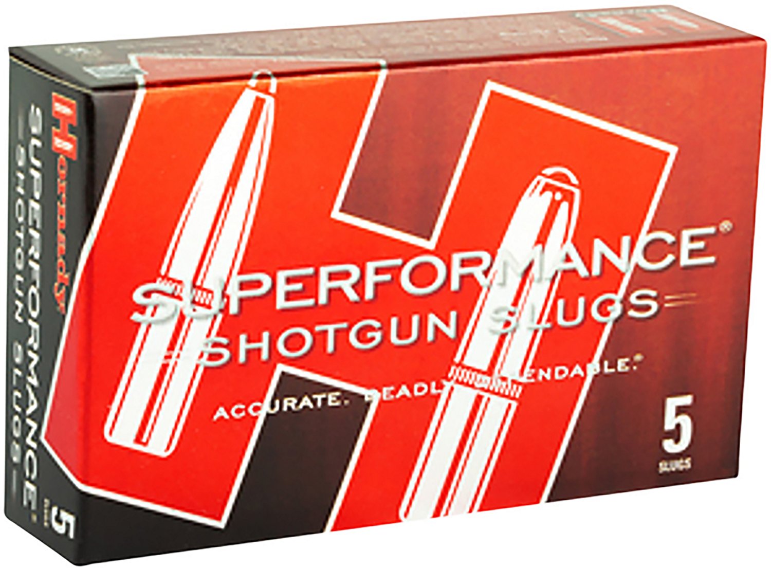 Hornady Superformance 12 Gauge 300 gr MonoFlex Slug Shotshells 5‑Round Box