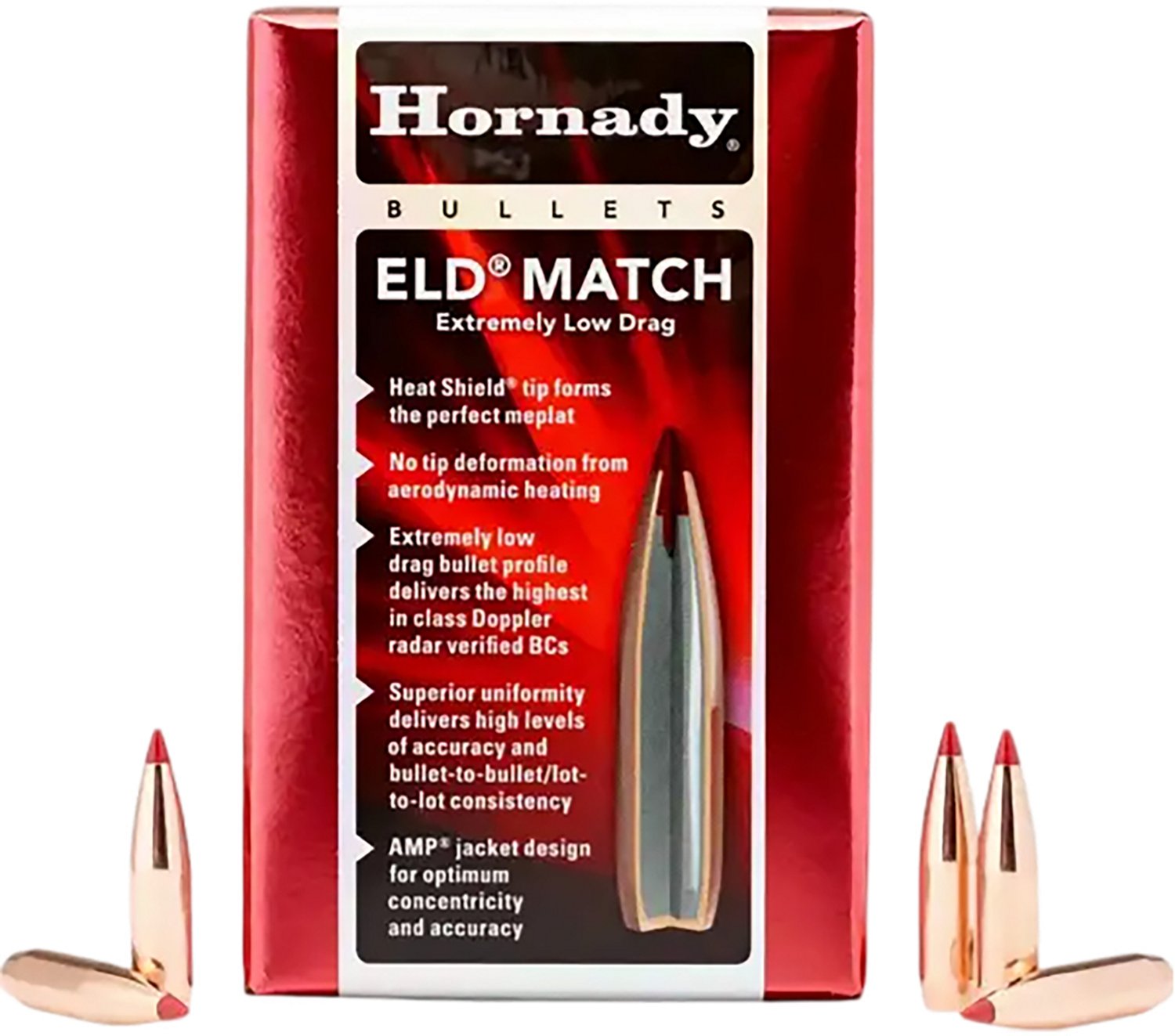 Hornady 25 Cal .257 134 gr ELD Match Bullets 100‑Count