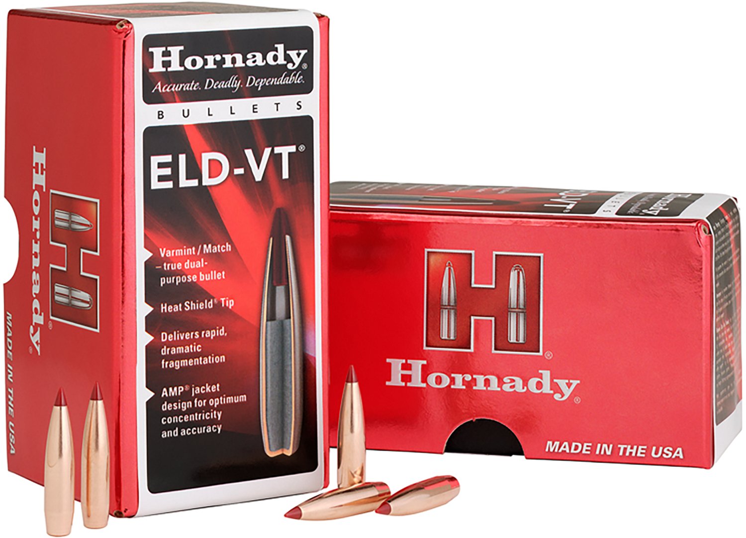 Hornady 22 Cal .224 69 GR ELD‑VT Reloading Bullets