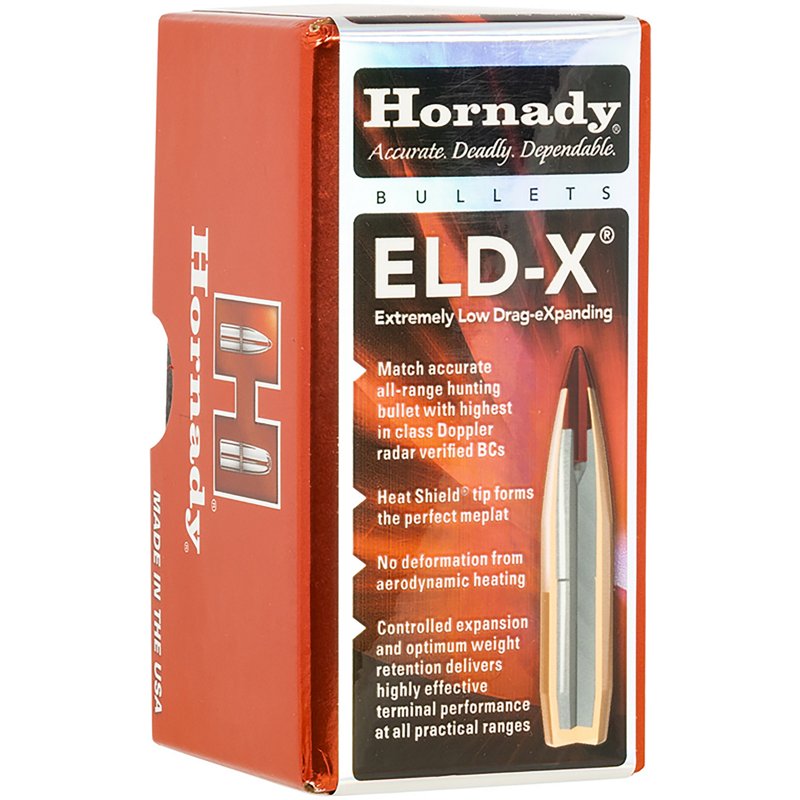 Hornady ELD-X .22/.224 Cal 80gr Bullets (100/Box) 22833