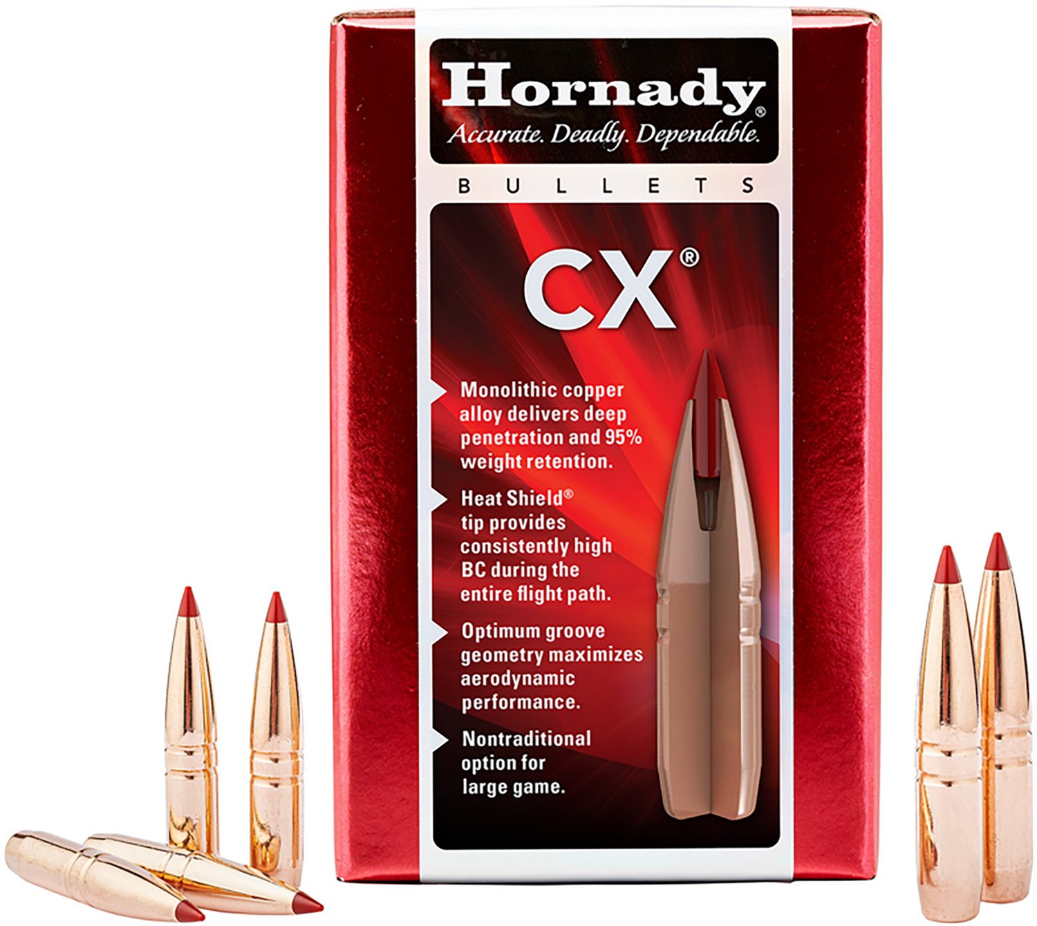 Hornady 6mm 80 GR CX Reloading Bullets