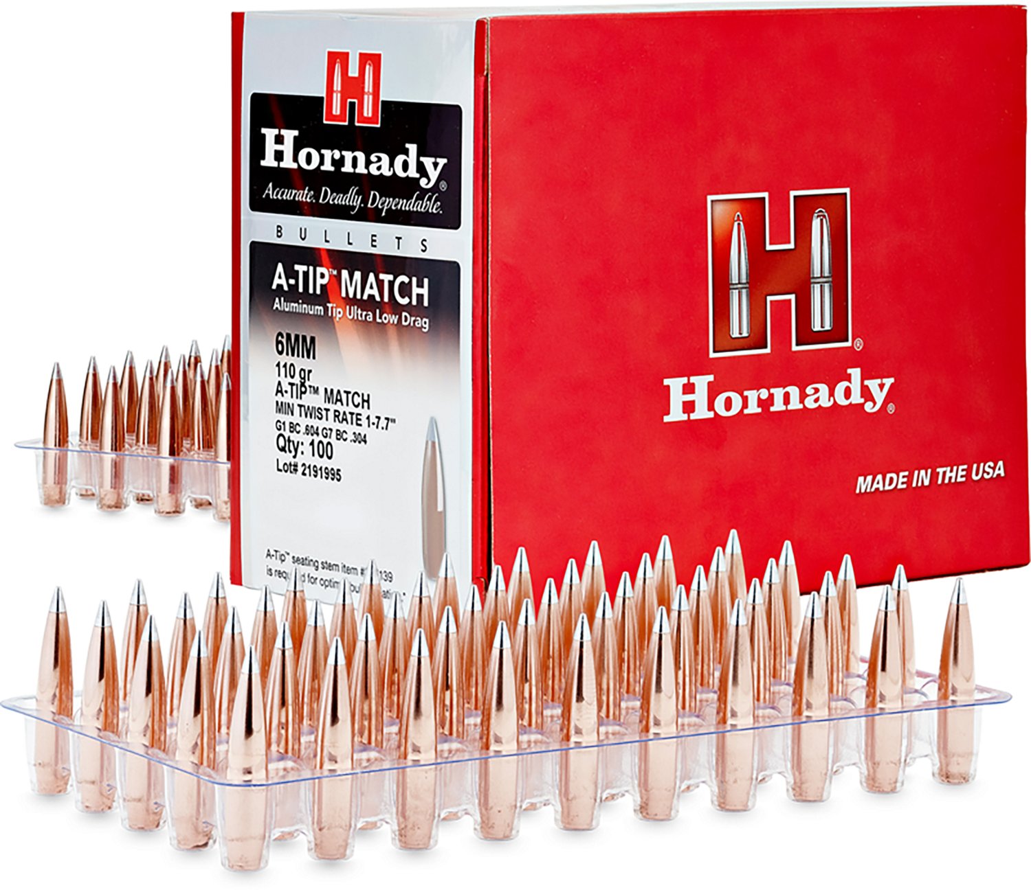 Hornady A-TIP Match 6.5mm .264 135gr Bullet 500 Rounds