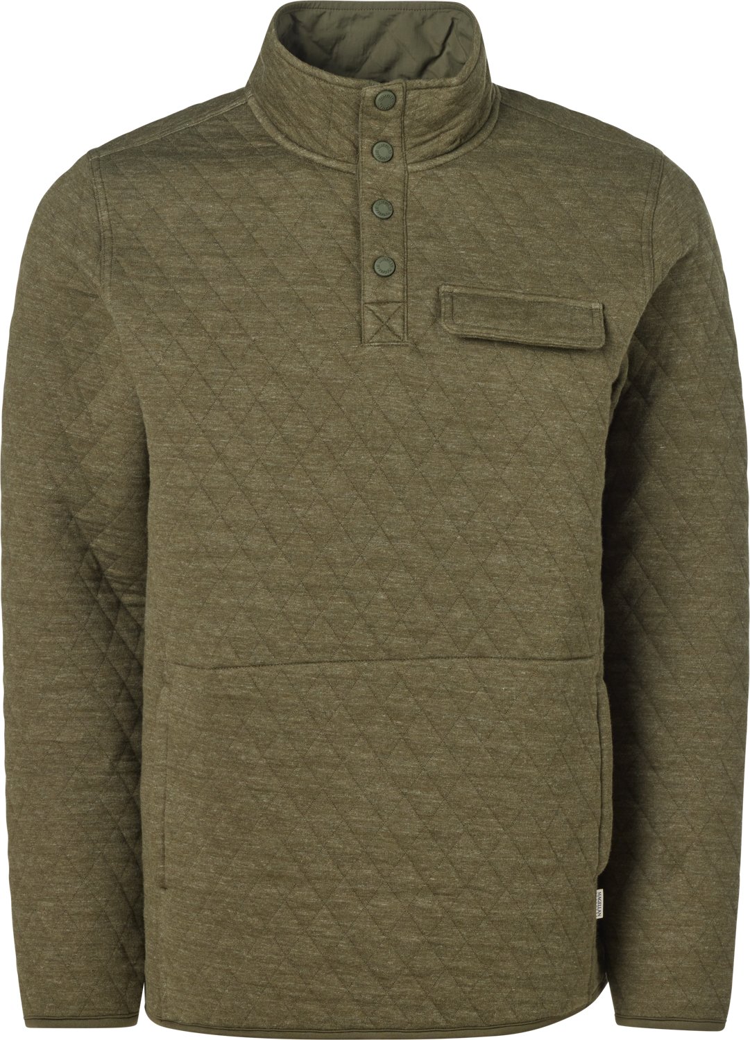Magellan Outdoors Men's Campfire Quilted Fleece Long Sleeve Top