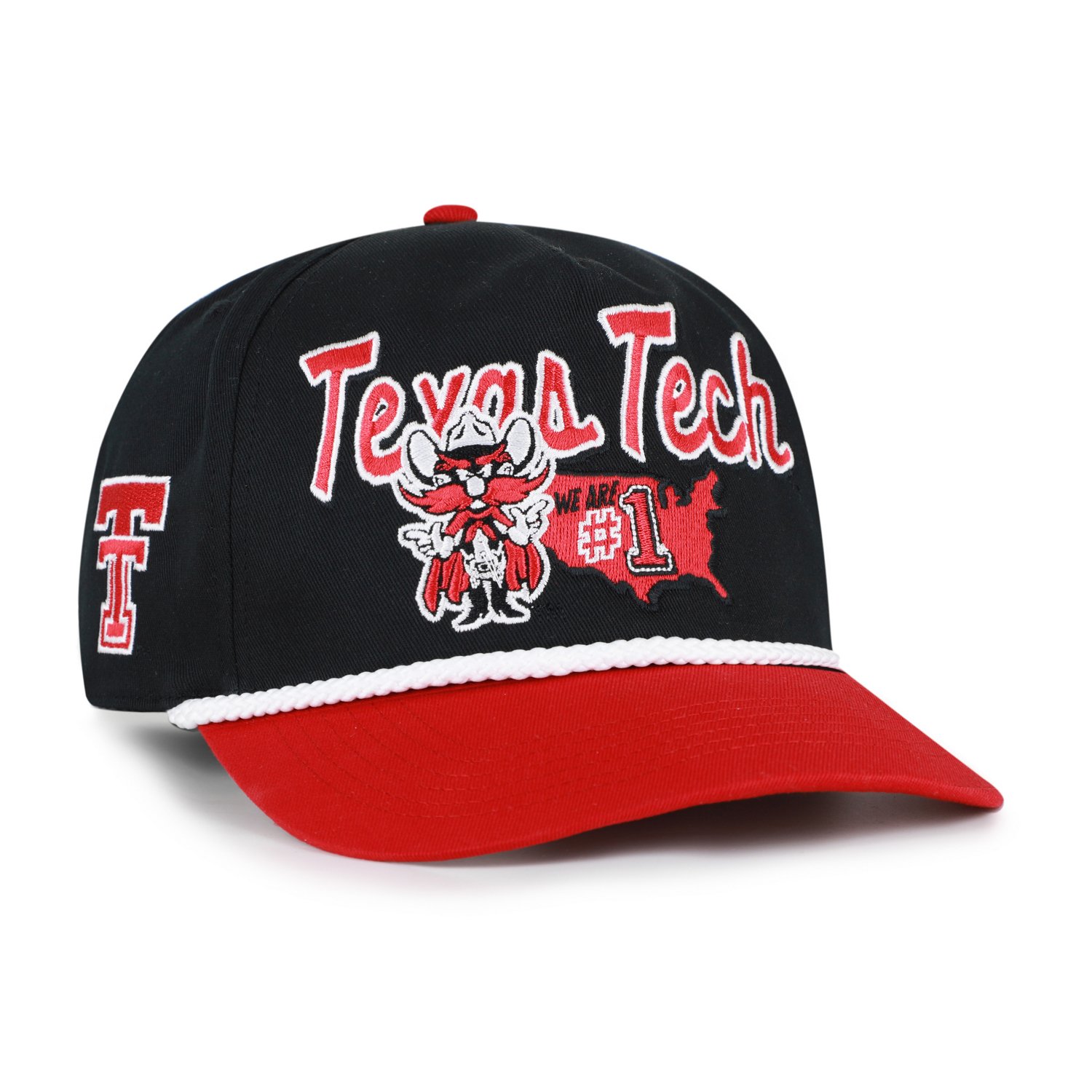 47 Adults' Texas Tech Primary Logo Mascot Mania Hitch Cap - view number 2