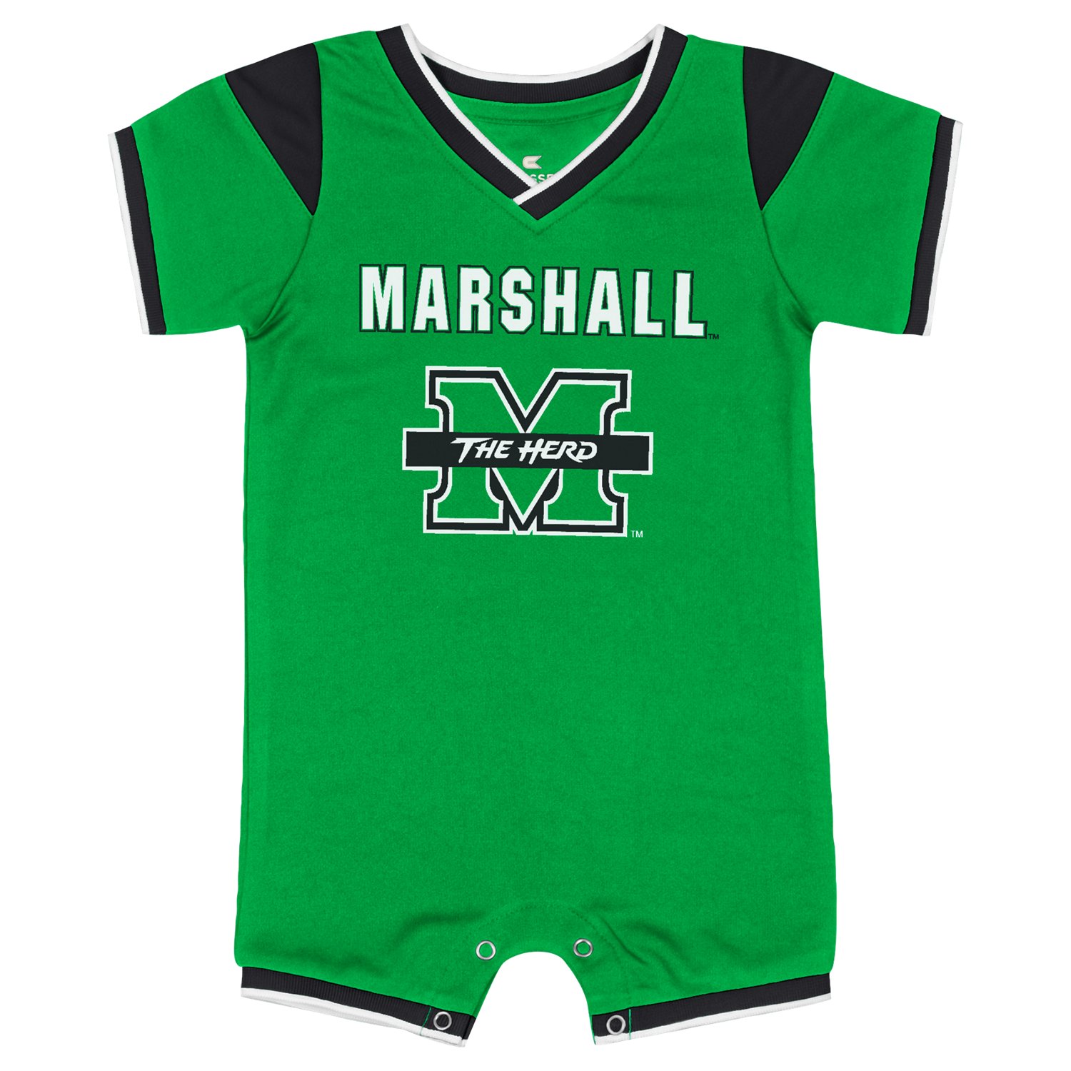Colosseum Athletics Infants' Marshall University All Day Football Romper
