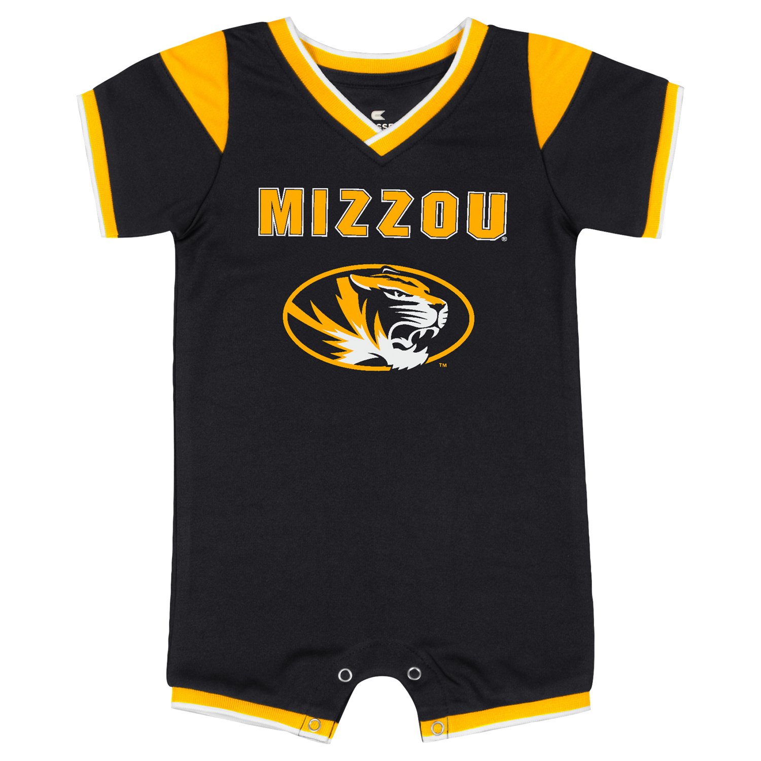 Colosseum Athletics Infants' University of Missouri All Day Football Romper