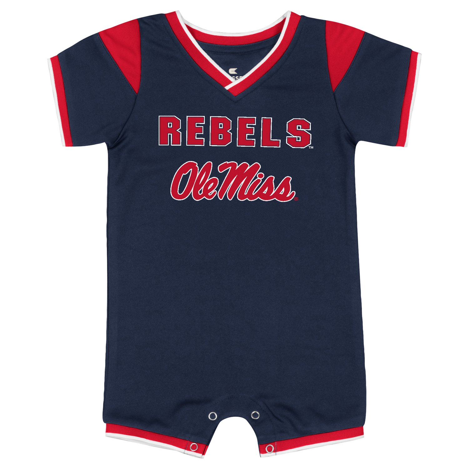 Colosseum Athletics Infants' University of Mississippi All Day Football Romper