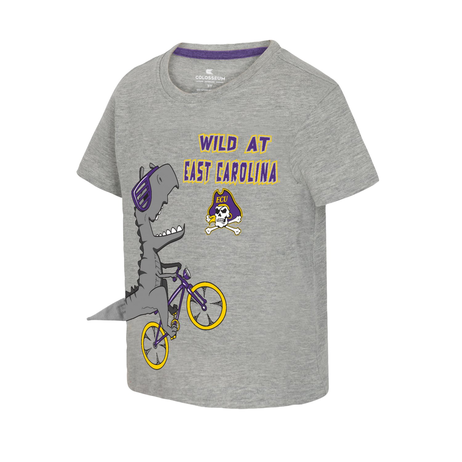 Colosseum Athletics Toddlers' East Carolina University Wild Dino Graphic T-shirt
