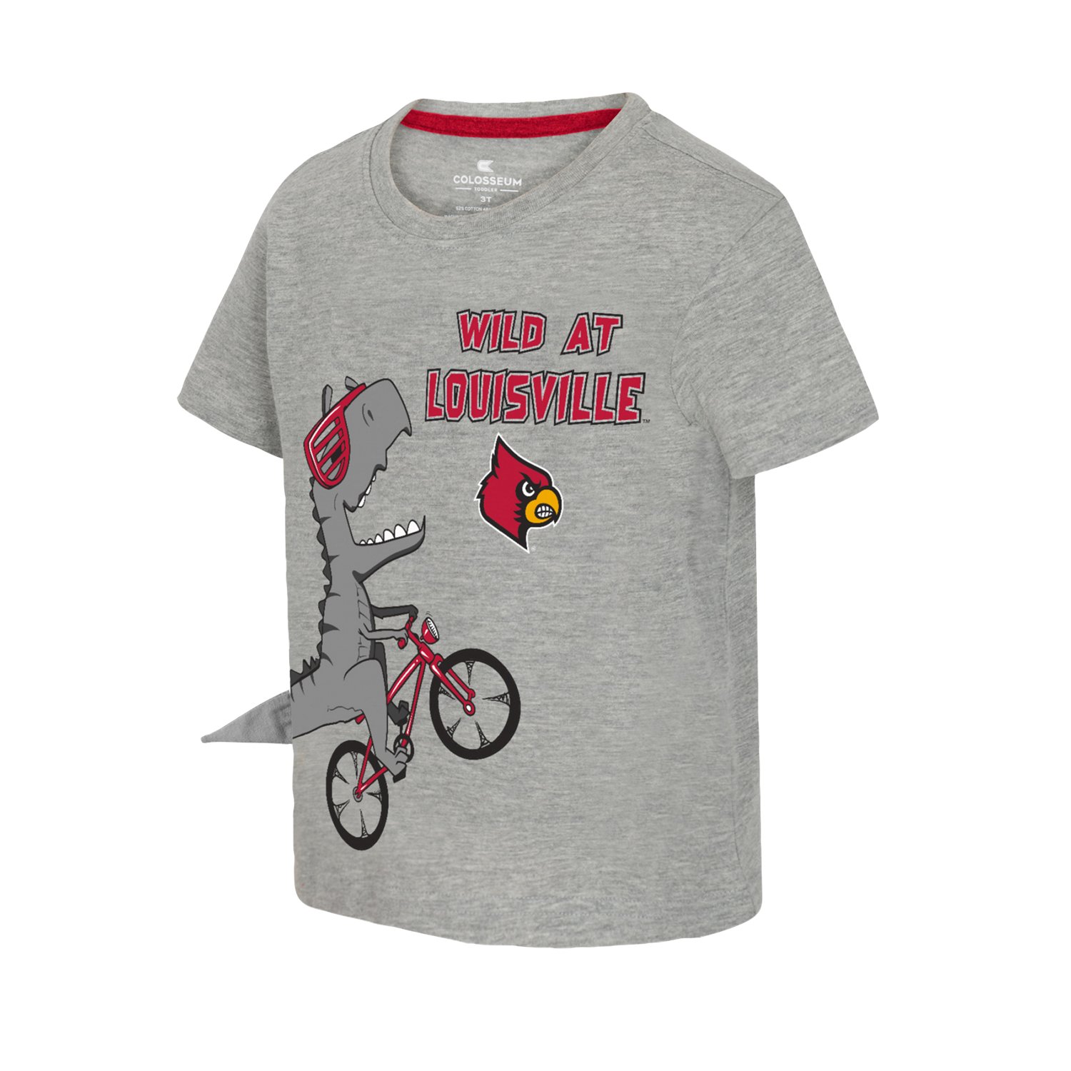 Colosseum Athletics Toddlers' University of Louisville Wild Dino Graphic T-shirt