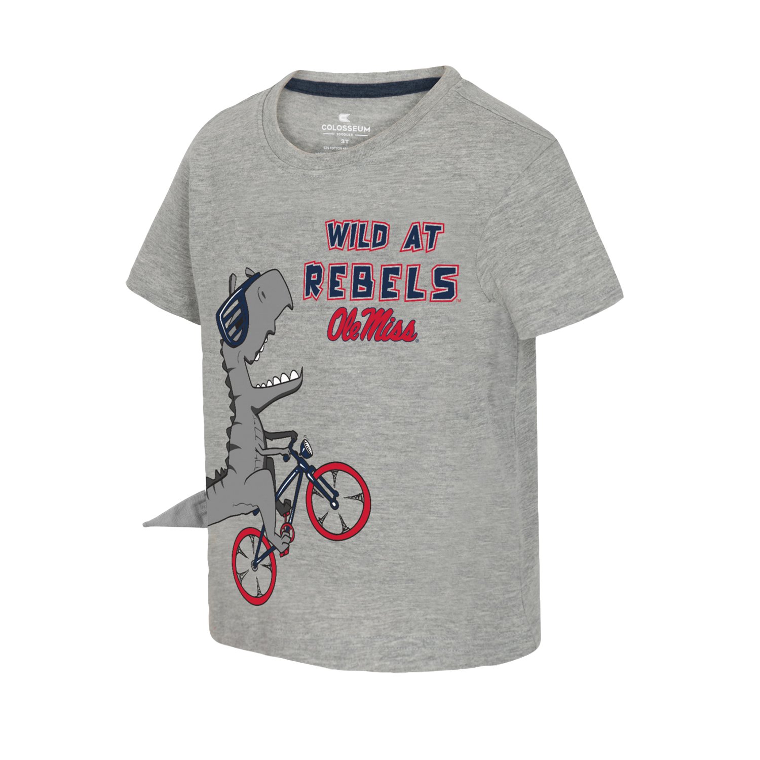 Colosseum Athletics Toddlers' University of Mississippi Wild Dino Graphic T-shirt