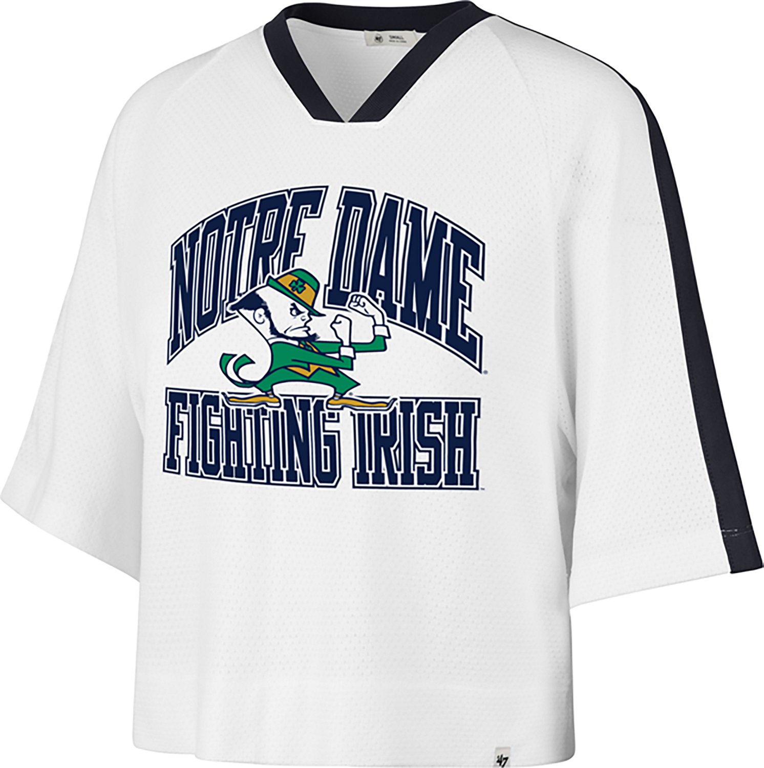 '47 Women's Notre Dame Drop Needle Raglan Short Sleeve T-shirt