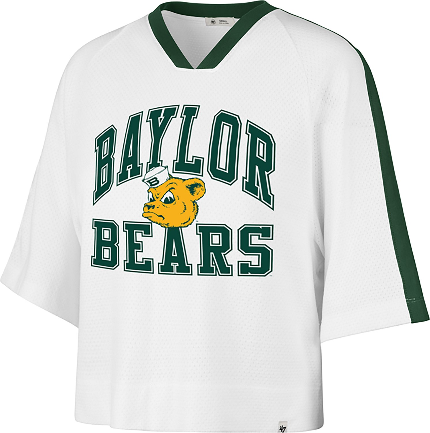'47 Women's Baylor Big Overarch Drop Needle Raglan Short Sleeve T-short