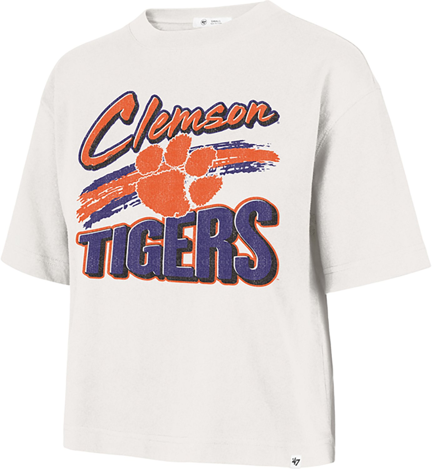 '47 Women's Clemson Dime Time Reed City Short Sleeve T-shirt