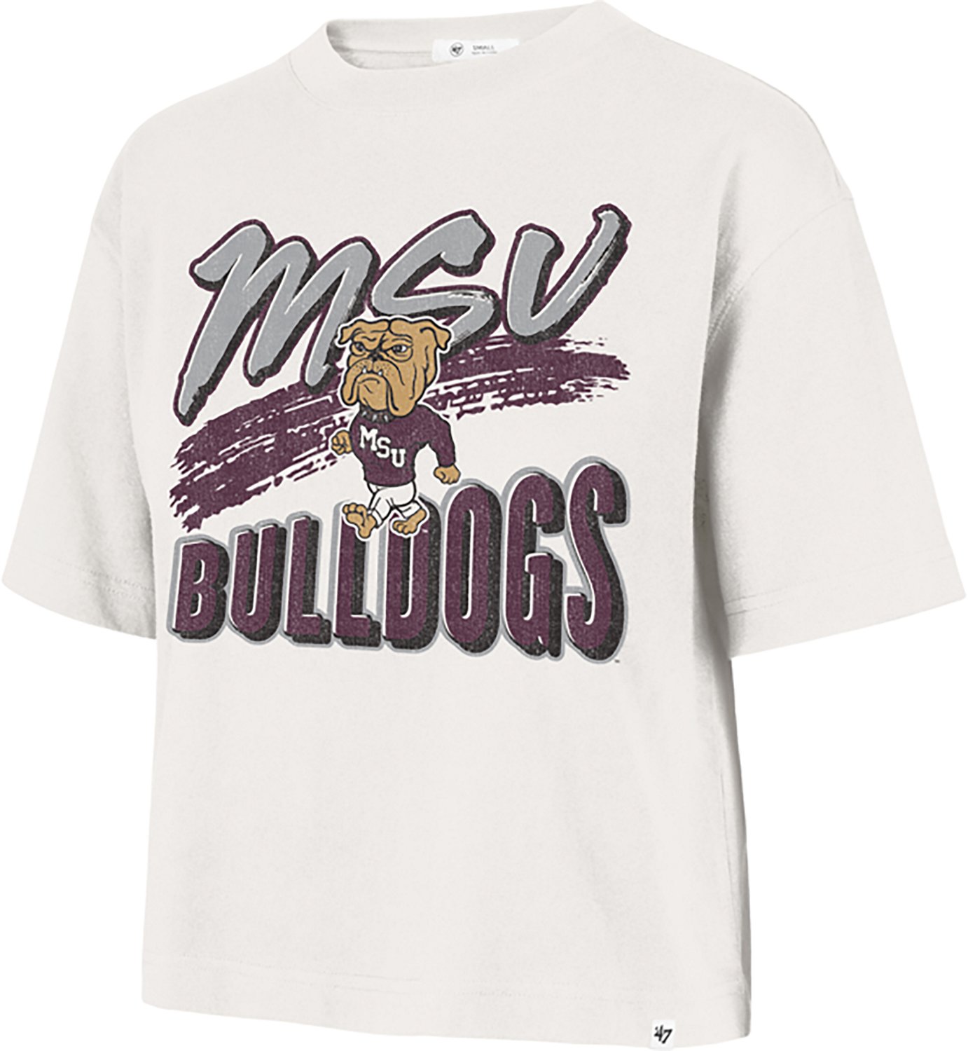 '47 Women's Mississippi State Dime Time Reed City Short Sleeve T-shirt