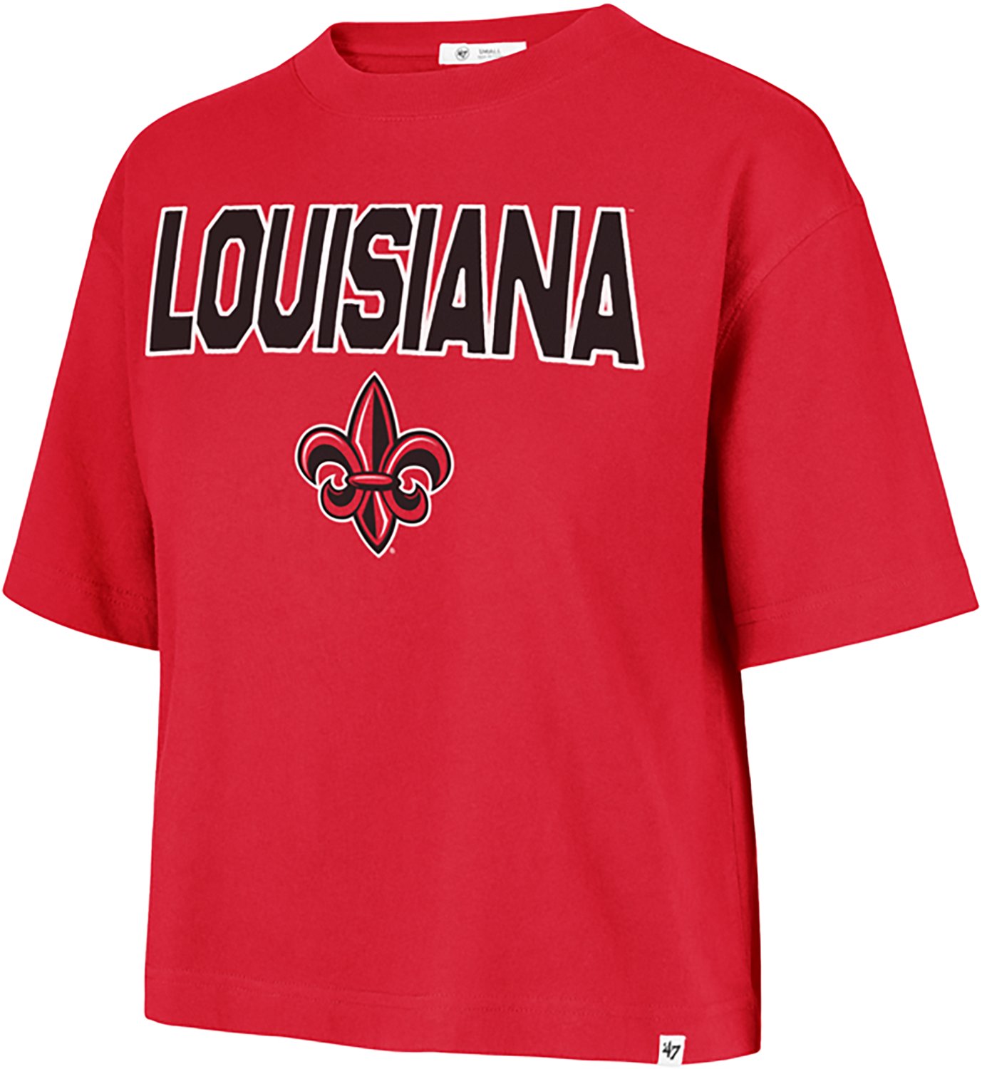 '47 Women's Louisiana-Lafayette First Rank II Foundation Crop Short Sleeve T-shirt