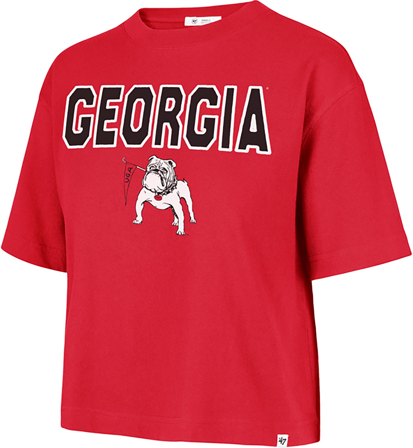 '47 Women's Georgia Foundation Crop Short Sleeve T-shirt