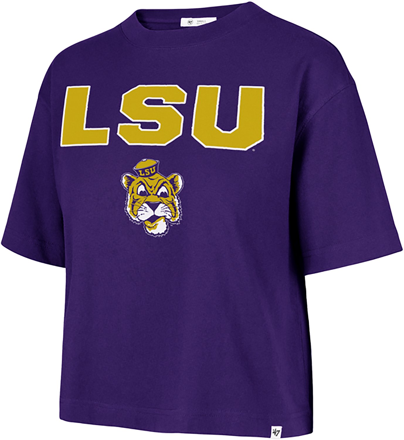 '47 Women's LSU Foundation Crop Short Sleeve T-shirt