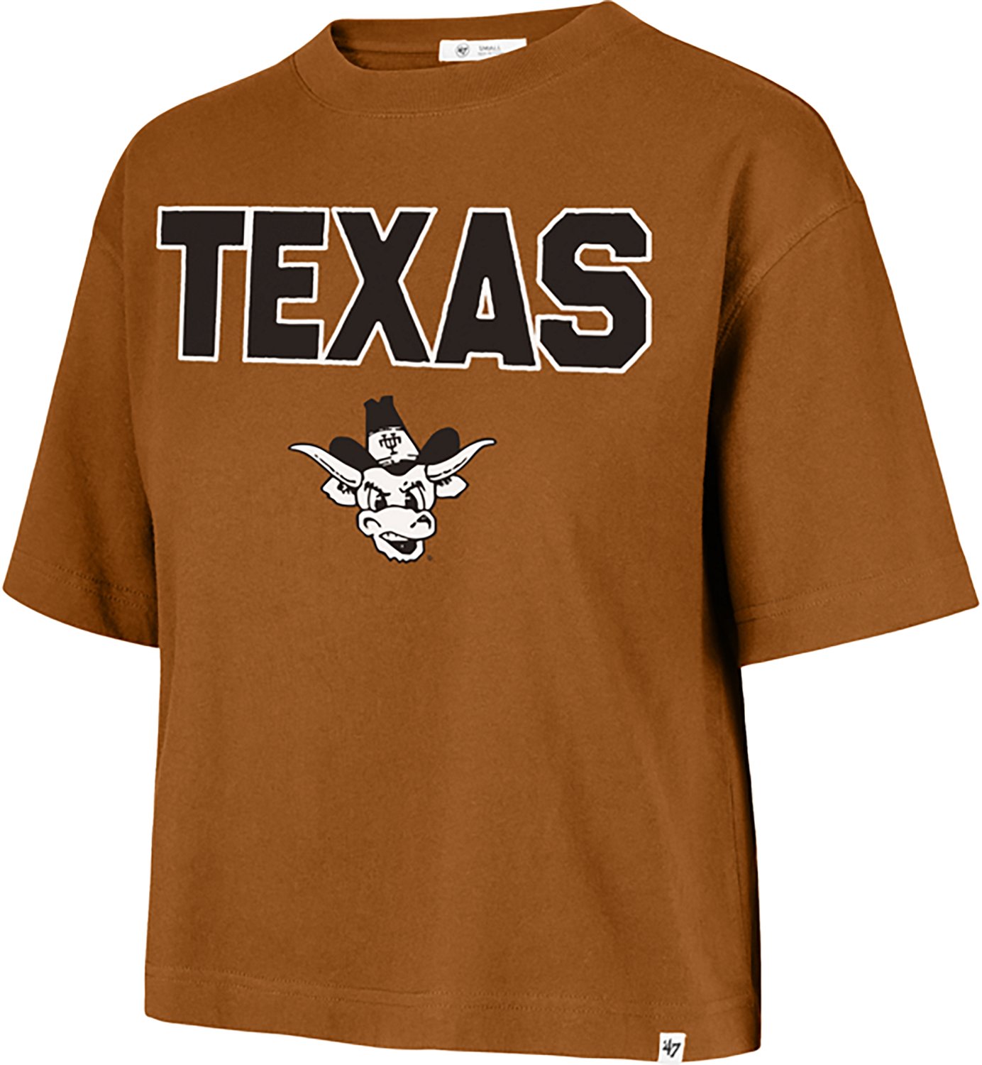 '47 Women's Texas First Rank II Foundation Crop T-shirt