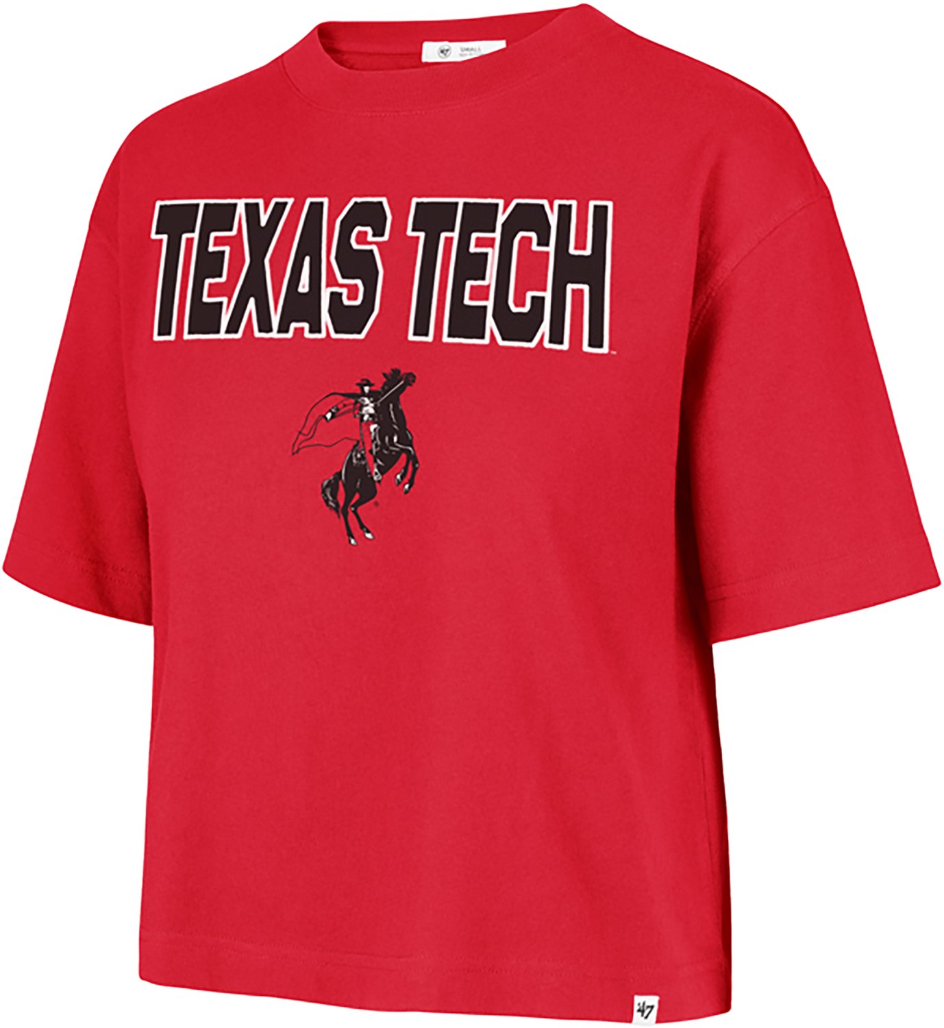 '47 Women's Texas Tech Women's Foundation Crop Short Sleeve T-shirt - view number 2