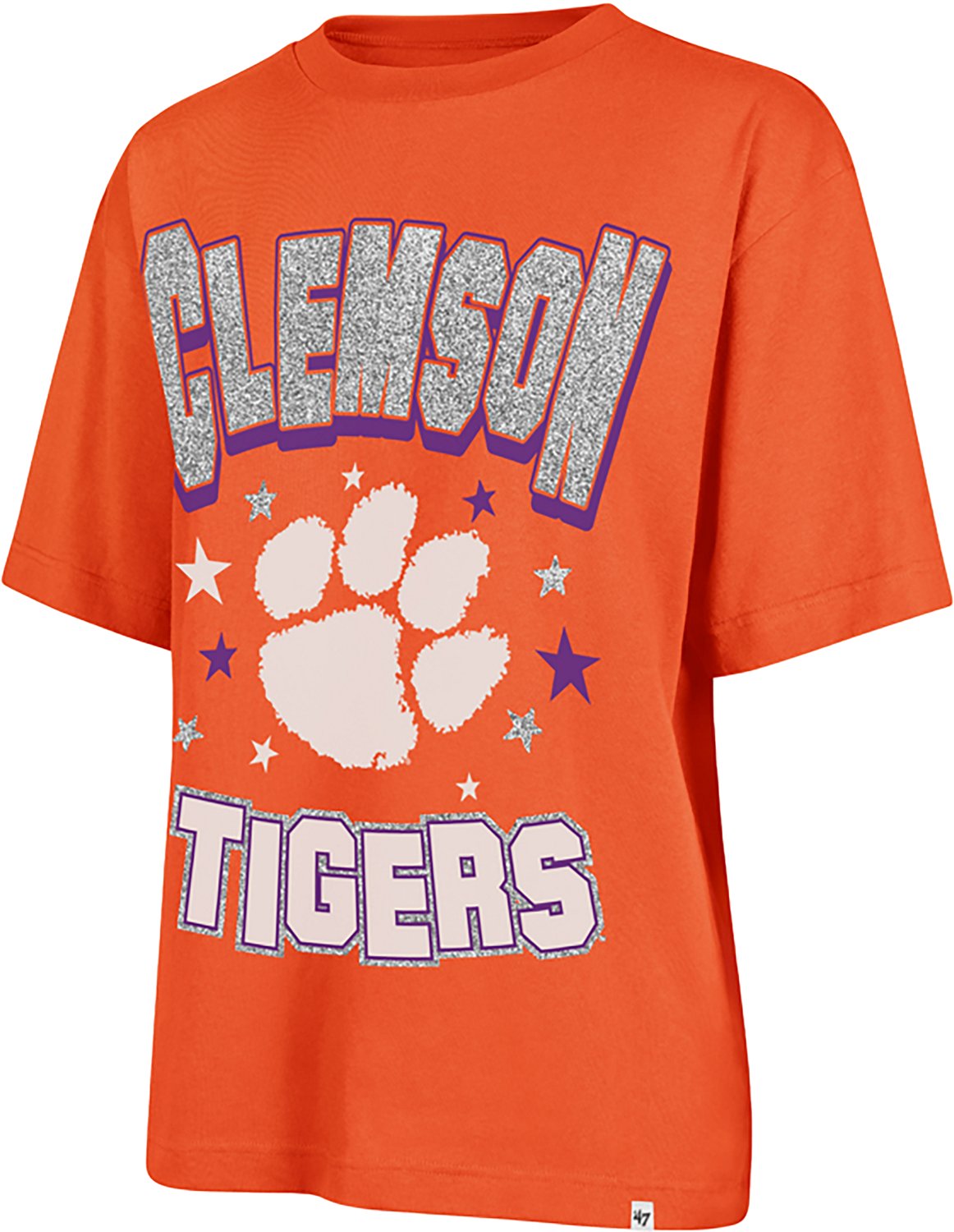 '47 Women's Clemson Scatter Star Foundation T-shirt