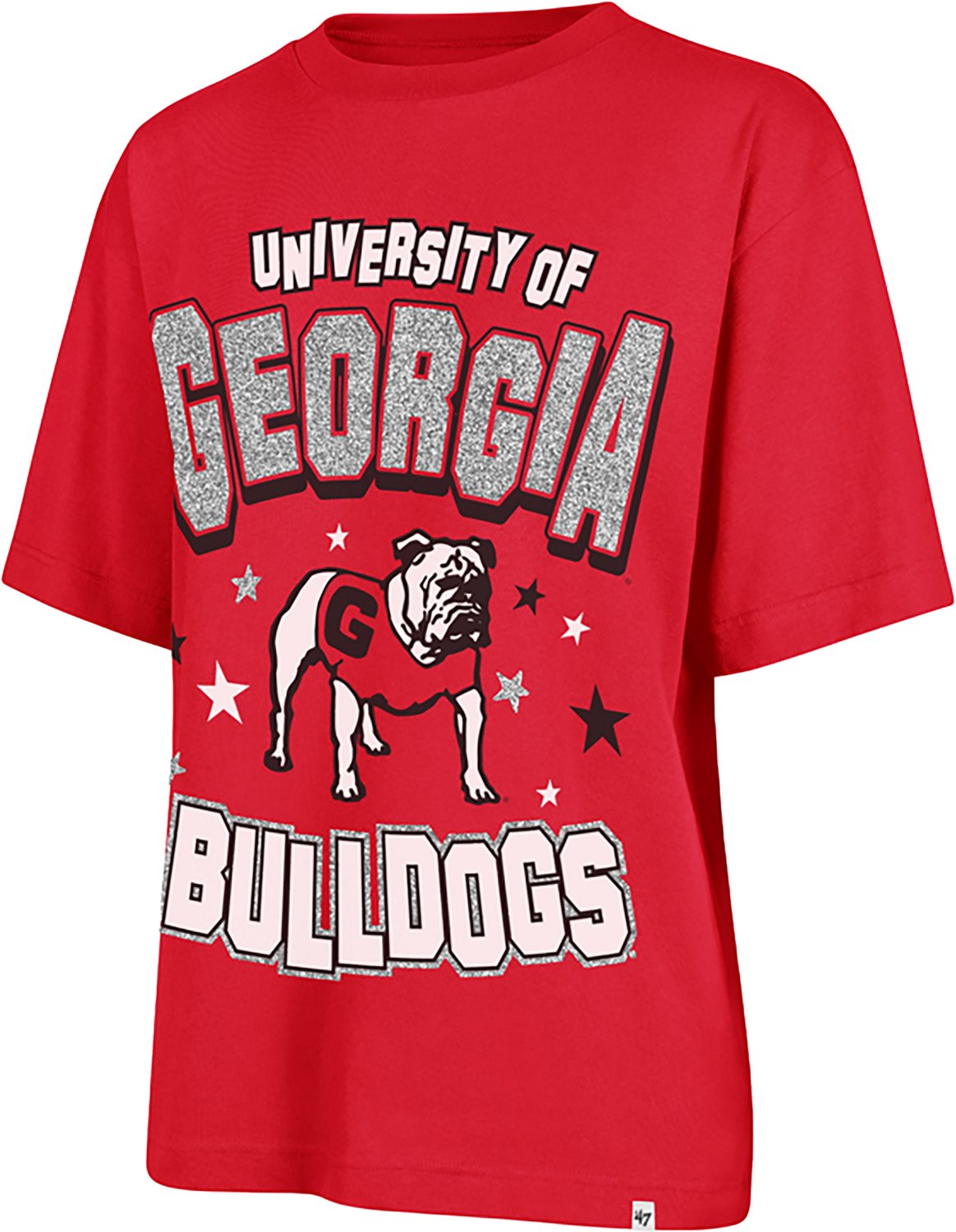 '47 Women's Georgia Scatter Star Foundation Short Sleeve T-shirt