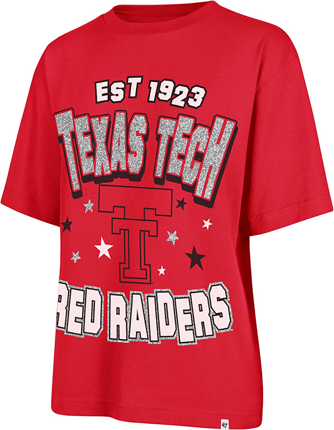 '47 Women's Texas Tech Scatter Star Short Sleeve T-shirt
