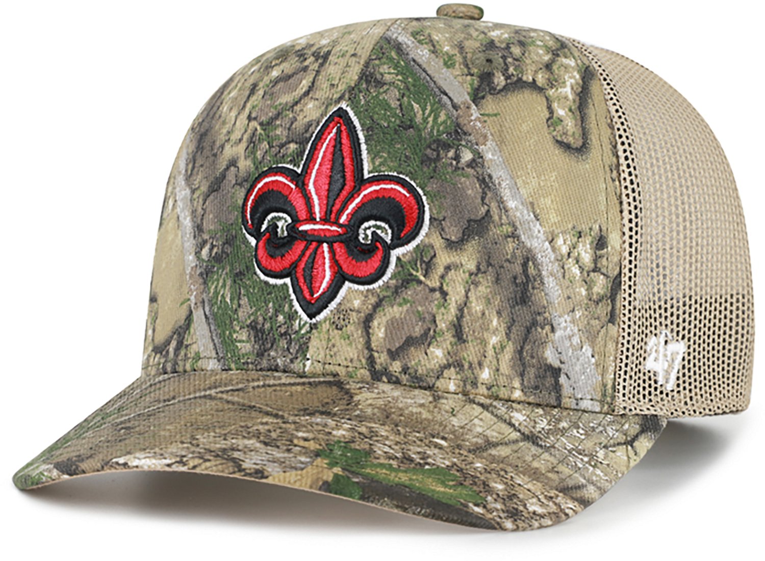 '47 Adults' Louisiana Lafayette Realtree Trucker Cap