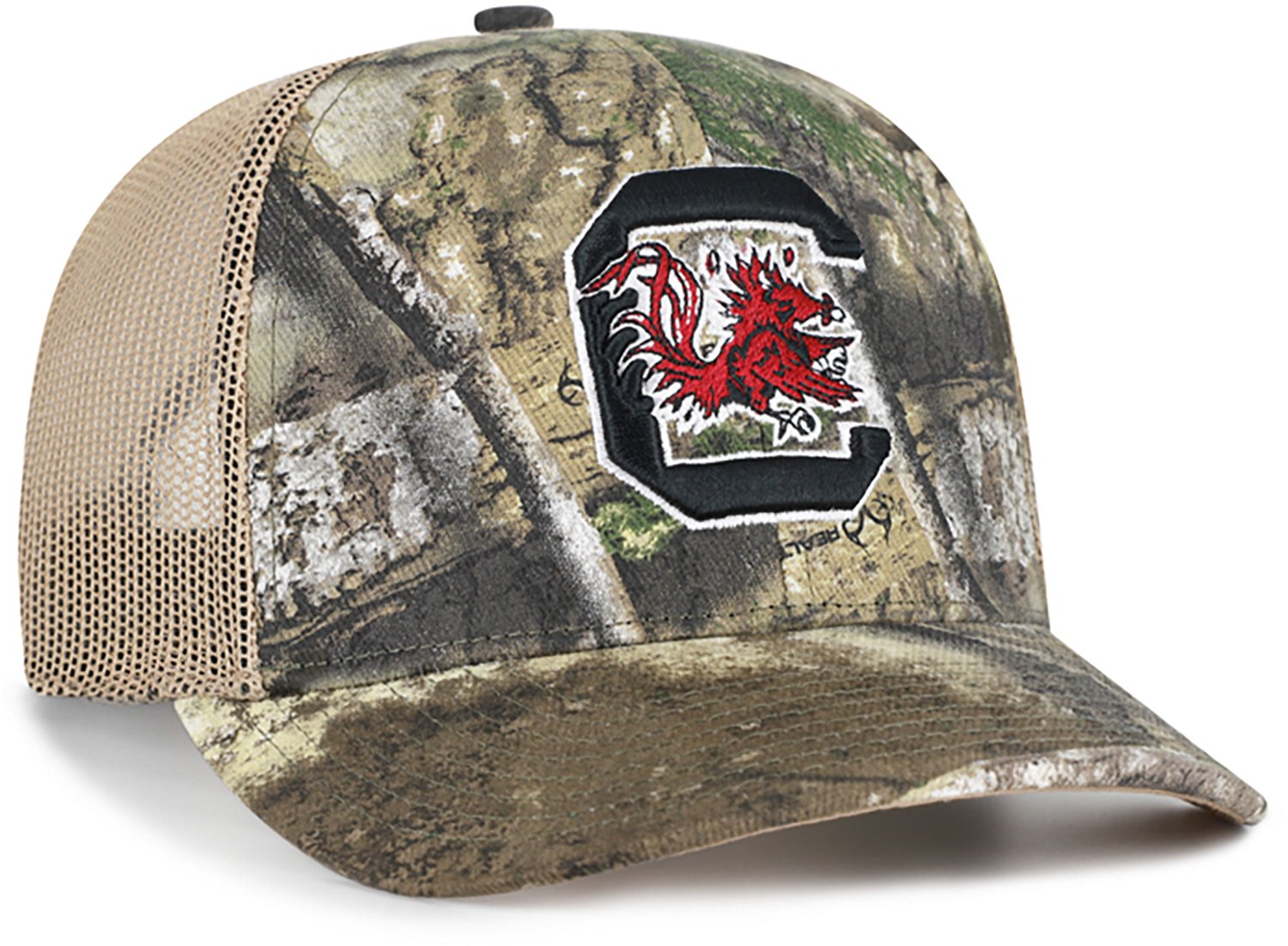 '47 Adults' South Carolina Realtree Trucker Cap - view number 2