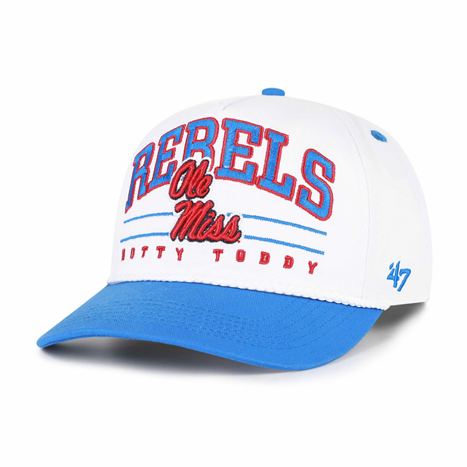 '47 Adults' Ole Miss Primary Logo Roscoe Rope Hitch Cap