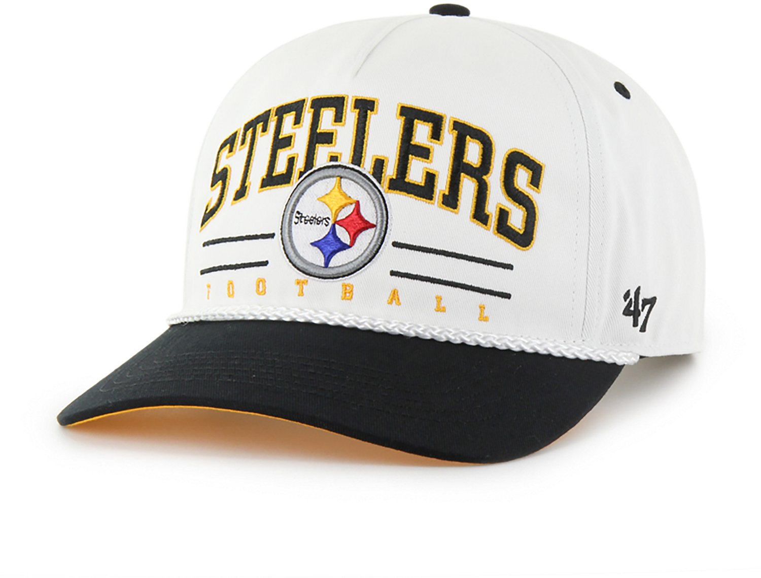 '47 Adults' Steelers Roscoe Two Tone Hitch Cap