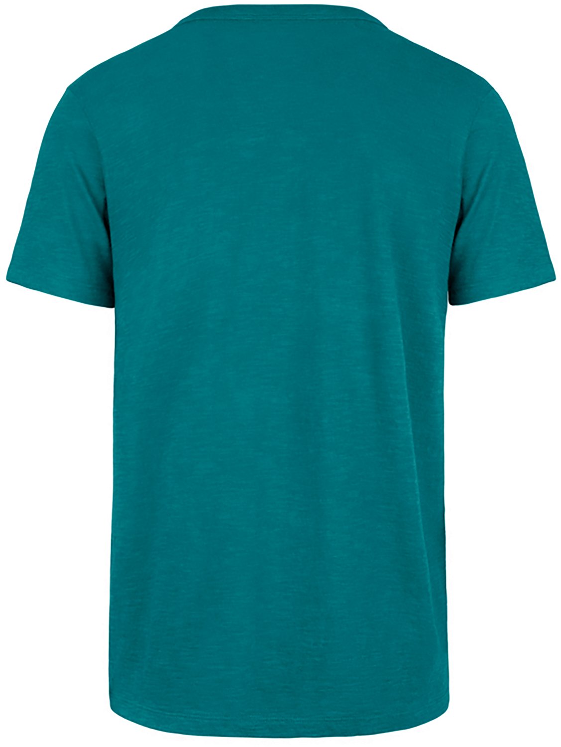'47 Men's Miami Dolphins Emblem Mark Scrum Short Sleeve T-shirt