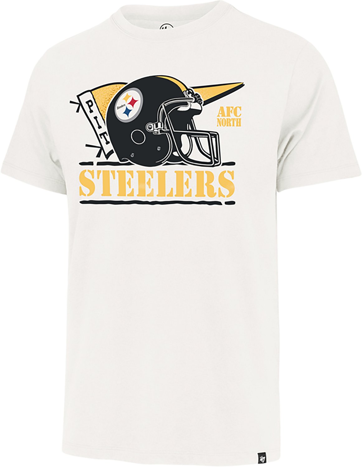 '47 Men's Steelers Motion Field Franklin Short Sleeve T-shirt