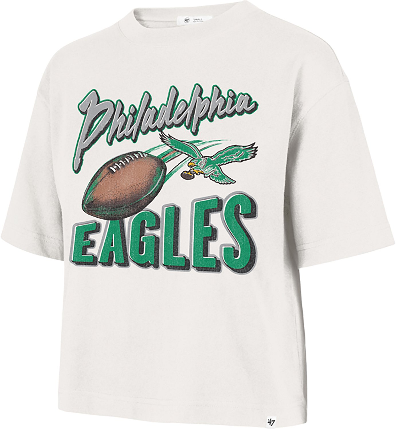 '47 Women's Eagles Dime Time Reed City Short Sleeve T-shirt