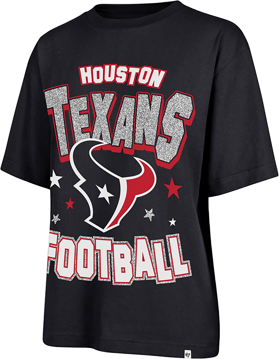 '47 Houston Texans Women's Scatter Star Foundation T-Shirt