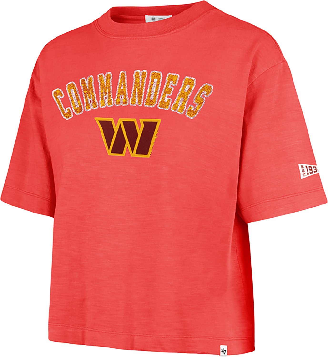 '47 Women's Washington Commanders Elmore Heavy Slub Graphic T-shirt