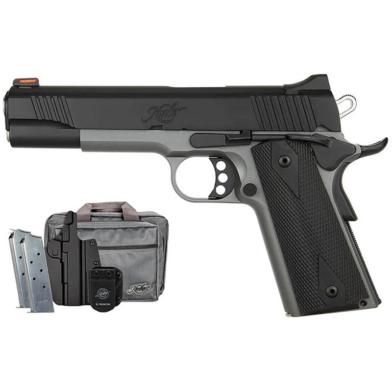 Kimber 1911 .45 ACP 5" SS Bbl Custom LW Shadow Ghost Pistol Bundle 3700891