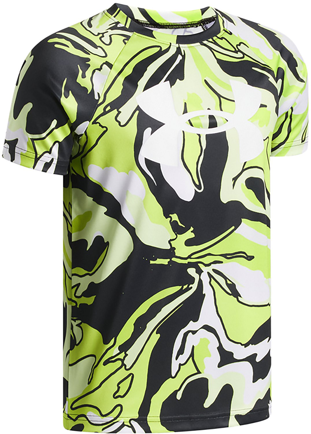 Under Armour Boys' UA Tech Printed Short Sleeve T-shirt                                                                          - view number 2