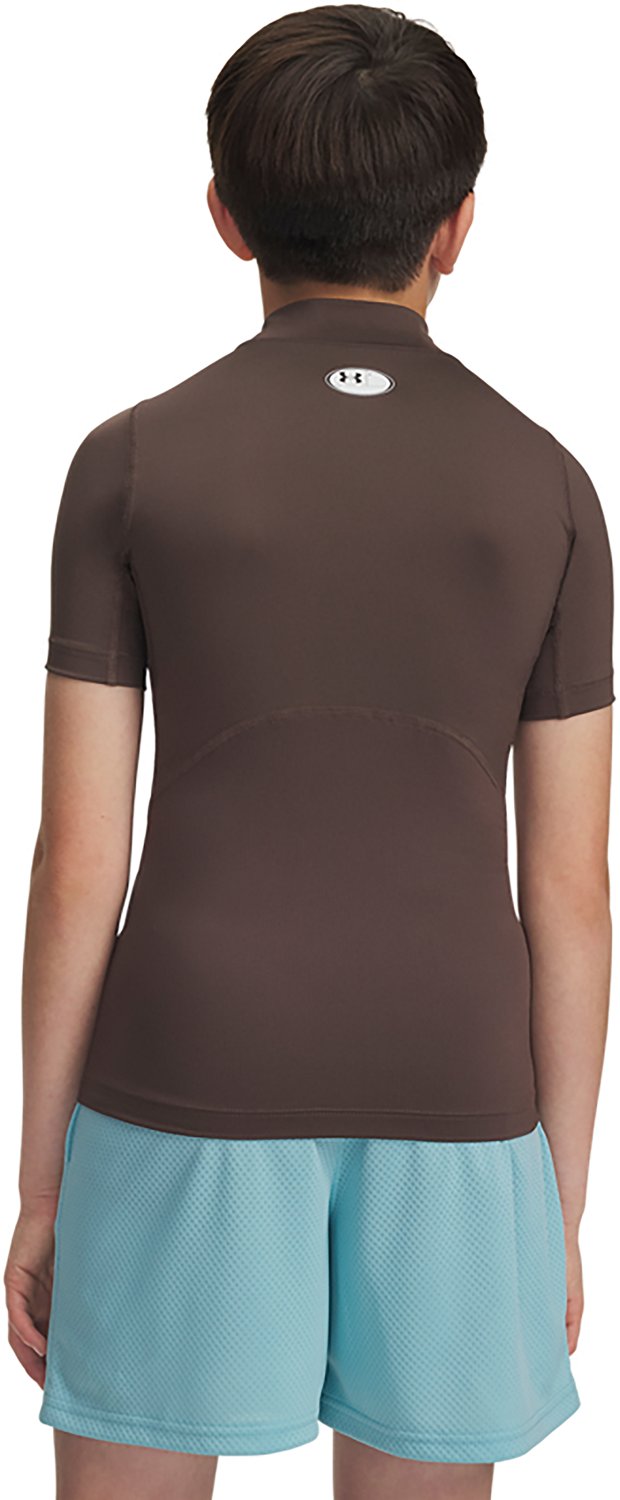Under Armour Boys' HeatGear Mock T-shirt - view number 2